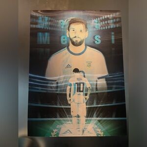 Lionel Messi Argentina Soccer Holographic Print 15 x 12
Wall Art